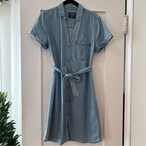 Abercrombie & Fitch Light Blue Denim Mini Dress